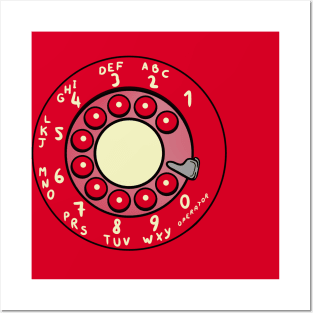 Rotary Dial Posters and Art